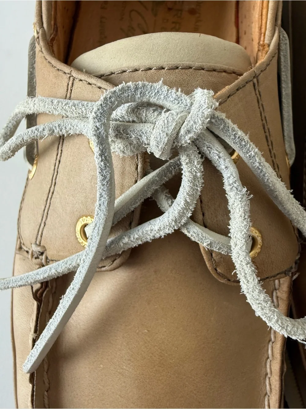 Sperry Top-Sider Gold Cup Authentic Original Boat Shoes Men's 11.5 M-Tan Leather